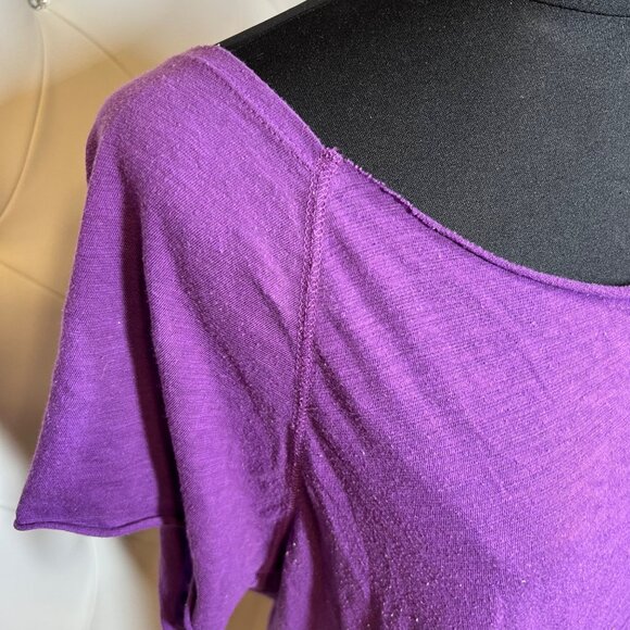 Purple Women's Top Size XS - Picture 4 of 9